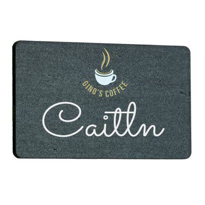 Blackboard Bamboo Reusable Name Badges - Image 2
