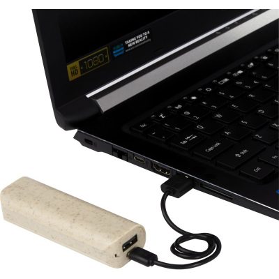 Yoko 1200mAh wheat straw power bank - Image 3