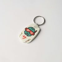 R+ Pop Coin Trolley Keyring