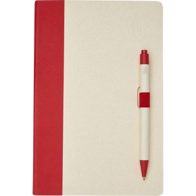 Dairy Dream A5 size reference recycled milk cartons notebook and ballpoint pen set - Image 3