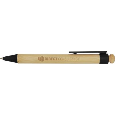 Rattan bamboo and recycled plastic ballpoint pen - Image 5