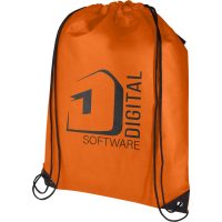 EVERGREEN GRS RECYCLED NON-WOVEN DRAWSTRING BAG 5L