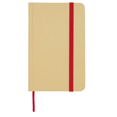 REED A6 RECYCLED HARD COVER NOTEBOOK WITH PLAIN PAGES - Image 4