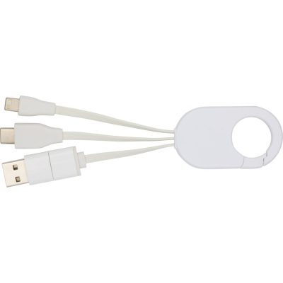 TROOP 4-IN-1 RECYCLED PLASTIC CHARGING CABLE - Image 4