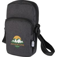 ROSS GRS RECYCLED PHONE POUCH - HEATHER CHARCOAL