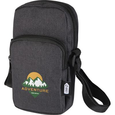 ROSS GRS RECYCLED PHONE POUCH - HEATHER CHARCOAL