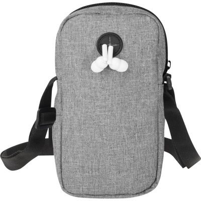 ROSS GRS RECYCLED PHONE POUCH - HEATHER CHARCOAL - Image 4