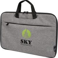 LIBRA 2-IN-1 GRS RECYCLED LAPTOP CASE 3L - HEATHER CHARCOAL