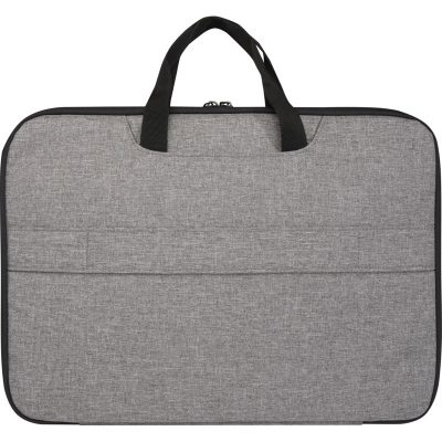 LIBRA 2-IN-1 GRS RECYCLED LAPTOP CASE 3L - HEATHER CHARCOAL - Image 2