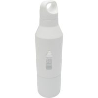 ODESSY 600 ML RCS CERTIFIED RECYCLED STAINLESS STEEL INSULATED BOTTLE WITH 300 ML CUP