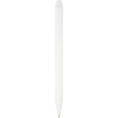 Chartik monochromatic recycled paper ballpoint pen with matte finish - Image 2