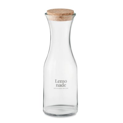 PICCA Recycled Glass Carafe with Cork Lid