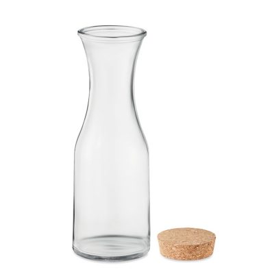 PICCA Recycled Glass Carafe with Cork Lid - Image 4
