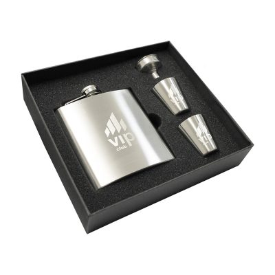 TROYES HIP FLASK SET E143408