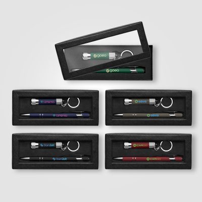 PRINCE SOFTY GIFT PEN & TORCH SET WITH WINDOW BOX E143302