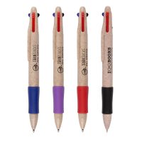 WHEAT QUAD 4 COLOUR BALL PEN E140804