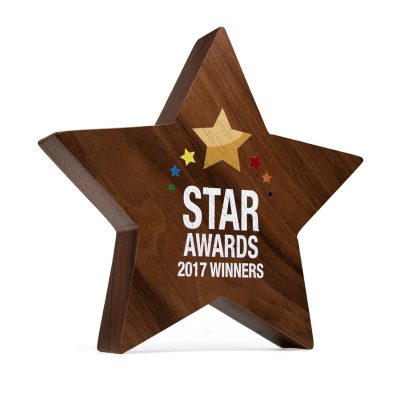 Real Wood Star Award 120mm