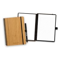 A5 BAMBOOK WHITEBOARD ERASABLE NOTEBOOK - HARDCOVER E147901
