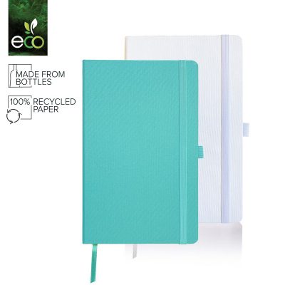 100% RECYCLED BOTTLE 'OCEANO' MEDIUM NOTEBOOK E147605