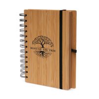 B6 SPIRAL BAMBOO NOTEBOOK E147507