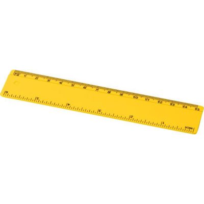 Refari 15 cm recycled plastic ruler - Image 3