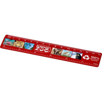 Refari 15 cm recycled plastic ruler - Image 4