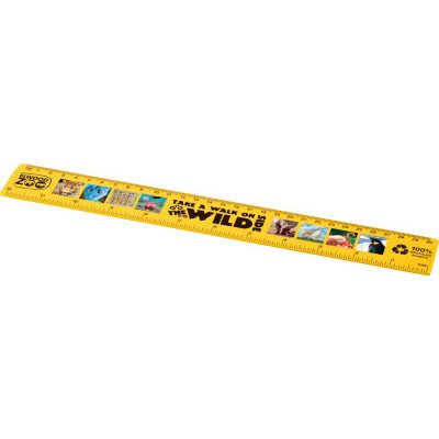 Refari 30 cm recycled plastic ruler - Image 3