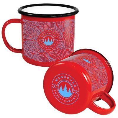 Premium Enamel Mug 10oz/285ml (coloured) - Image 4