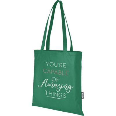 Zeus GRS recycled non-woven convention tote bag 6L - Image 4