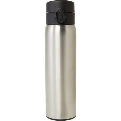 Sika 450 ml RCS certified recycled stainless steel insulated flask - Silver - Image 5