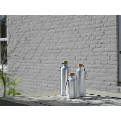 Malpeza 500 ml RCS certified recycled aluminium water bottle - Silver - Image 5