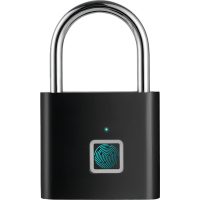 SCX.design T11 smart fingerprint padlock - Solid black