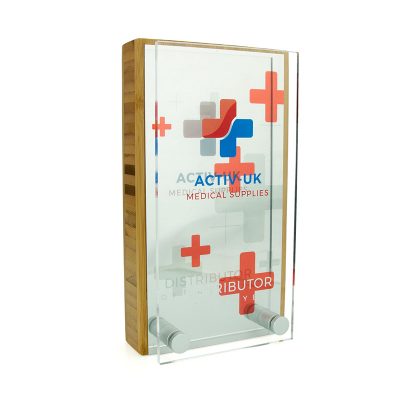 Bamboo Award With Metal Plate And Acrylic Front - Image 3