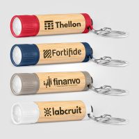 BAMBOO LED TORCH WITH KEY RING E1412704