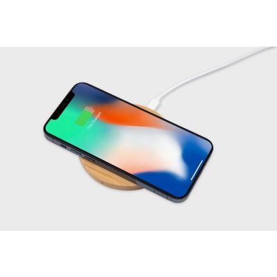 Bamboo Circle Wireless Charger - Image 2