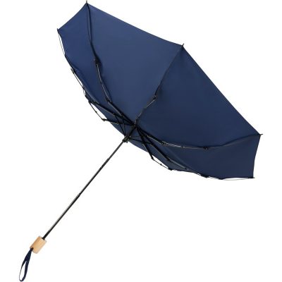 Birgit 21in foldable windproof recycled PET umbrella - Image 2