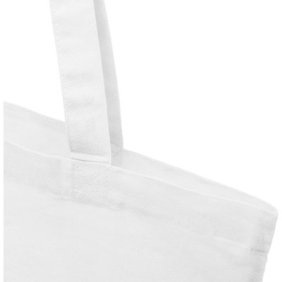 Madras 140 g/m2 GRS recycled cotton tote bag - Image 5