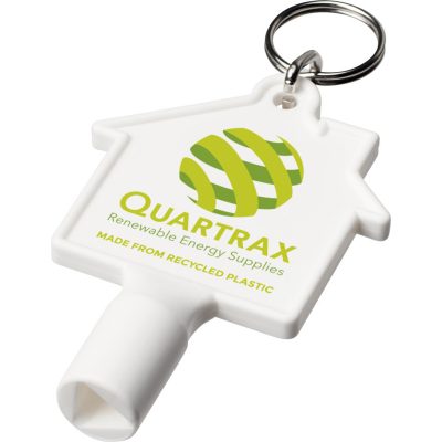 Maximilian house-shaped recycled utility key keychain - Image 2