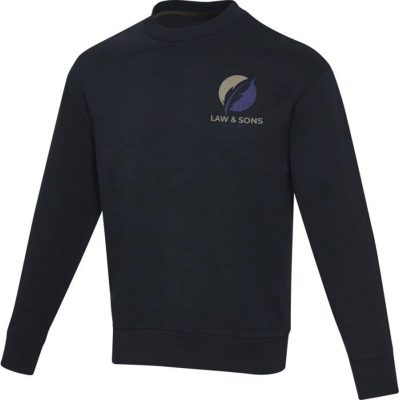 Jet unisex Aware™ recycled crewneck sweater - Oatmeal - Image 5