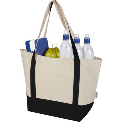 Sam 320 g/m² GRS recycled cotton tote bag - Image 3