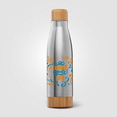 The Ibiza Bamboo – 650 ml Double-Wall Stainless Steel Bottle - Image 3