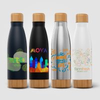The Ibiza Bamboo – 650 ml Double-Wall Stainless Steel Bottle