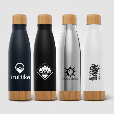The Ibiza Bamboo – 650 ml Double-Wall Stainless Steel Bottle - Image 2