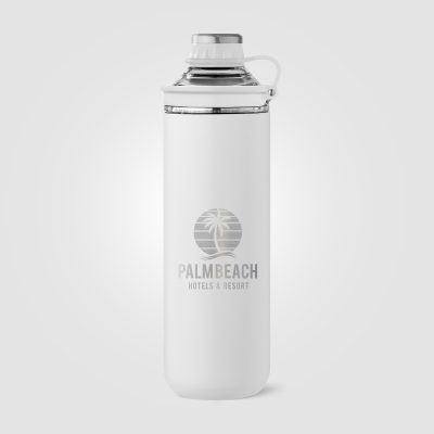 Oasis Recycled Stainless Steel Lid Handle Bottle - 680 ml - Image 7