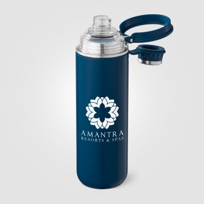Oasis Recycled Stainless Steel Lid Handle Bottle - 680 ml - Image 6