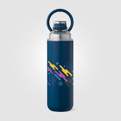 Oasis Recycled Stainless Steel Lid Handle Bottle - 680 ml - Image 15