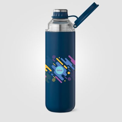 Oasis Recycled Stainless Steel Lid Handle Bottle - 680 ml - Image 10