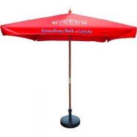 2m Square Wooden Parasol E1510706