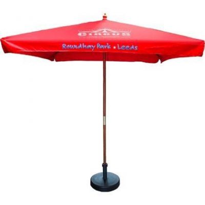 2m Square Wooden Parasol E1510706