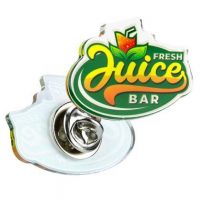 Acrylic Clutch Pin Badges E1513705